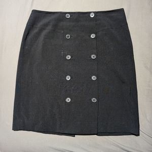Anne Klein black buttoned skirt size 12